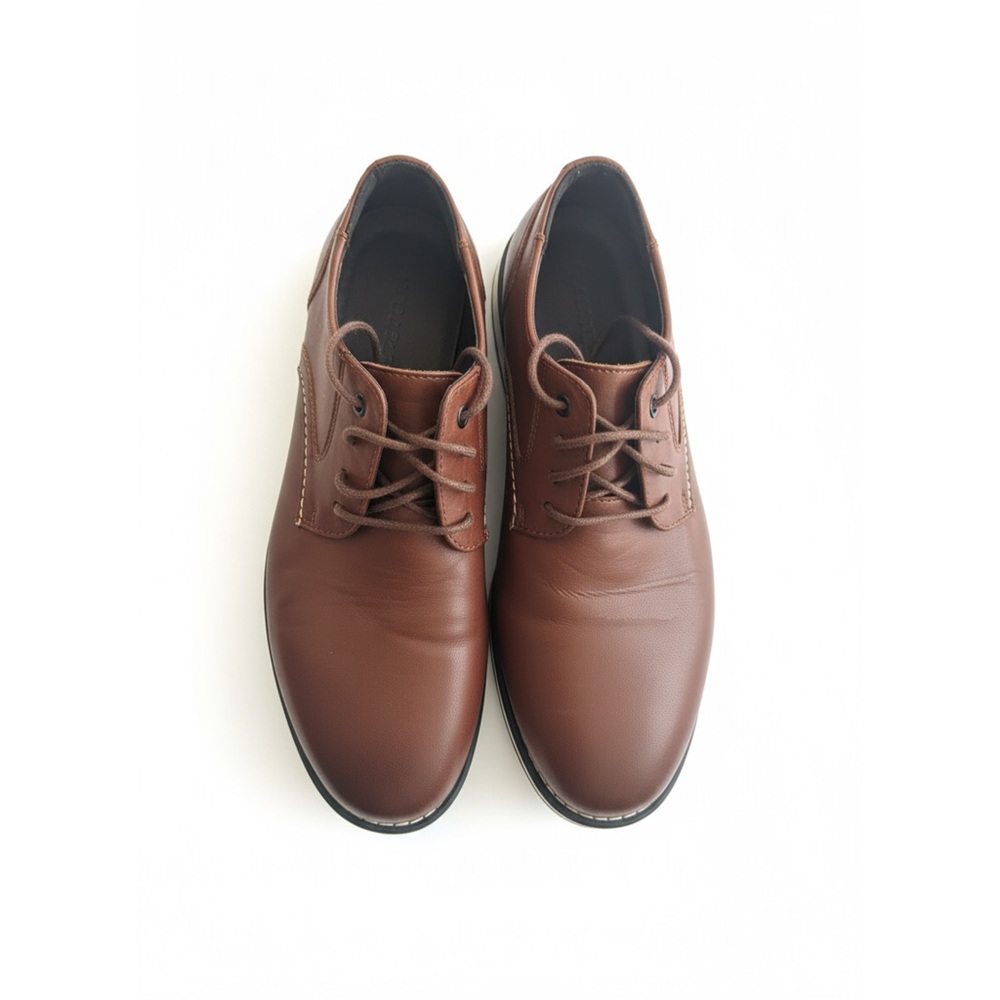 Gatsby Men's Brown Leather Oxfords Size 8